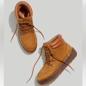 Madewell “Carsten” Boots Nubuck Leather Suede Platform *SALE*